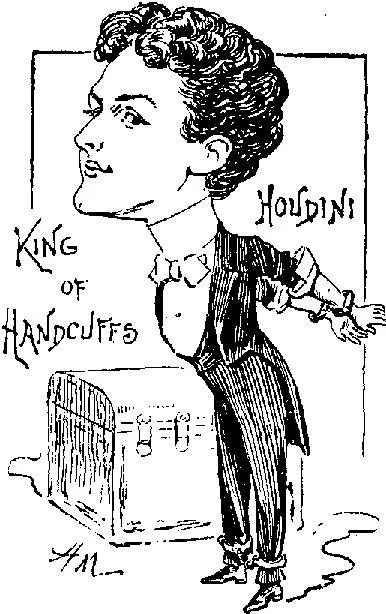 An illustration from [King of handcuffs text, ca. 1900]., 1900, leaf 3