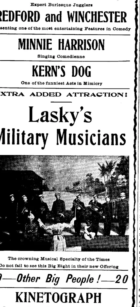 An illustration from B.F. Keith's Theatre News. January 22, 1906., 1906, leaf 5