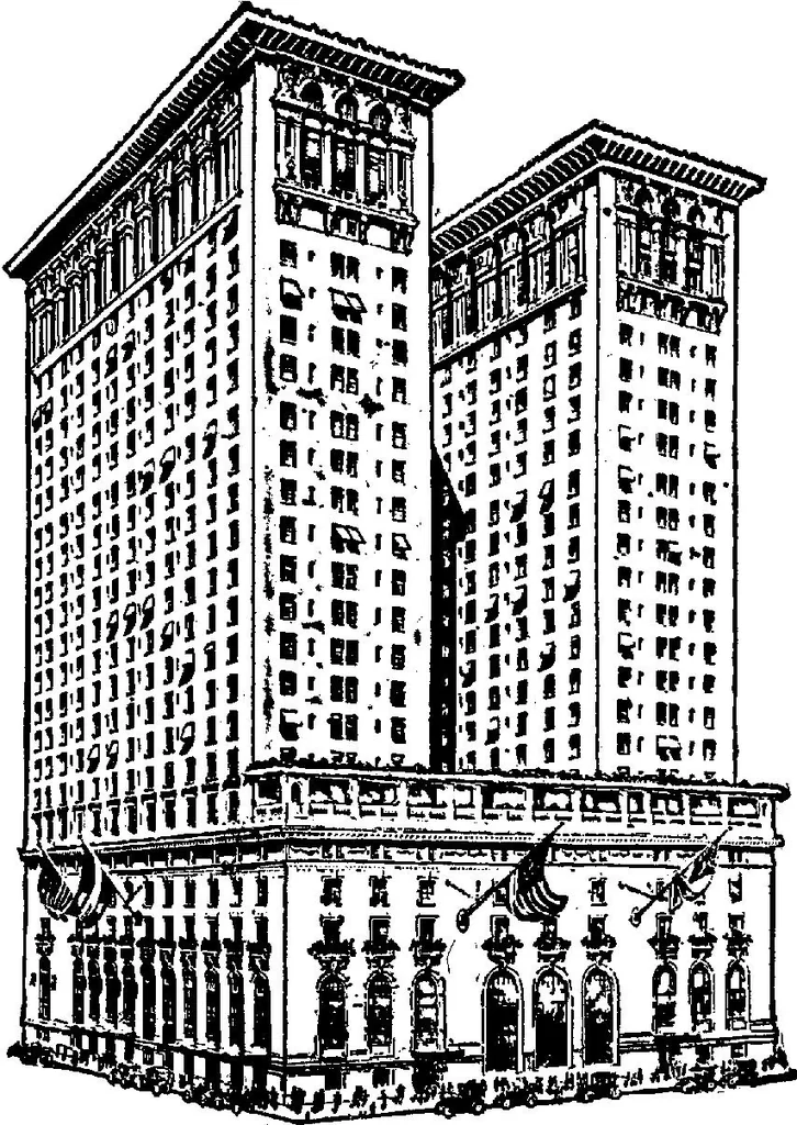 An illustration from [Hippodrome program for the season 1917-1918]., 1917, leaf 12