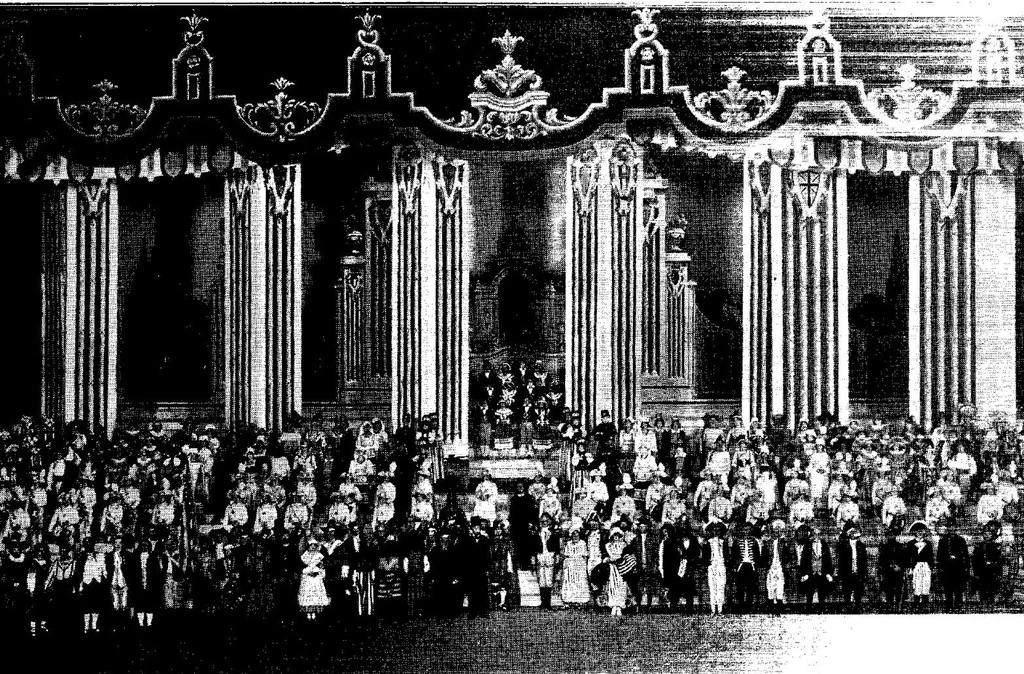 An illustration from [Hippodrome program for the season 1917-1918]., 1917, leaf 19