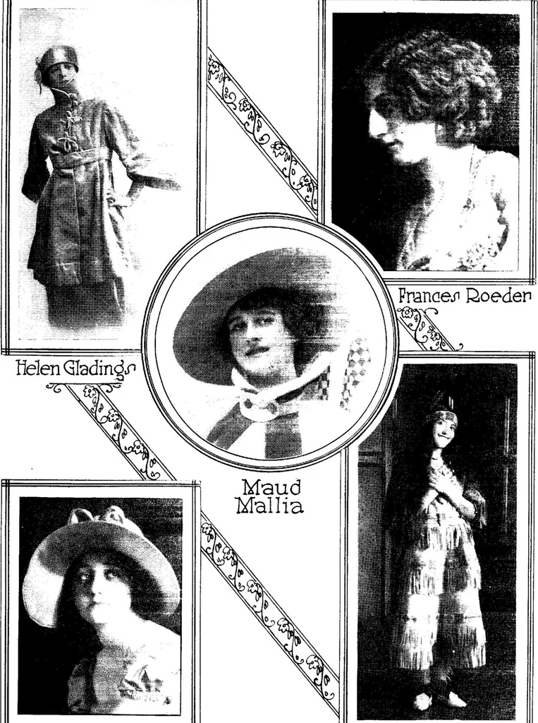 An illustration from [Hippodrome program for the season 1917-1918]., 1917, leaf 6