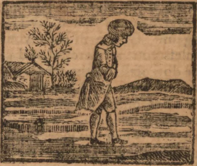 An illustration from The history of little Goody Twoshoes, otherwise called Mrs. Margery Twoshoes : with the means by which she acquired her learning and wisdom and in consequence thereof her estate ... see the original manuscript in the Vatican at Rome, and the cuts by Michael Angelo, illustrated with the comments of our great modern criticks, 1787, leaf 114