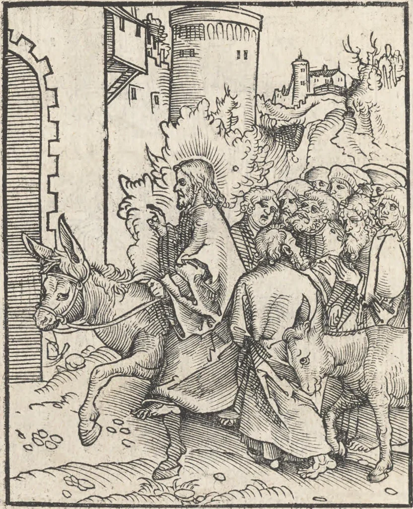 An illustration from Passional Christi und Antichristi, 1521, leaf 21