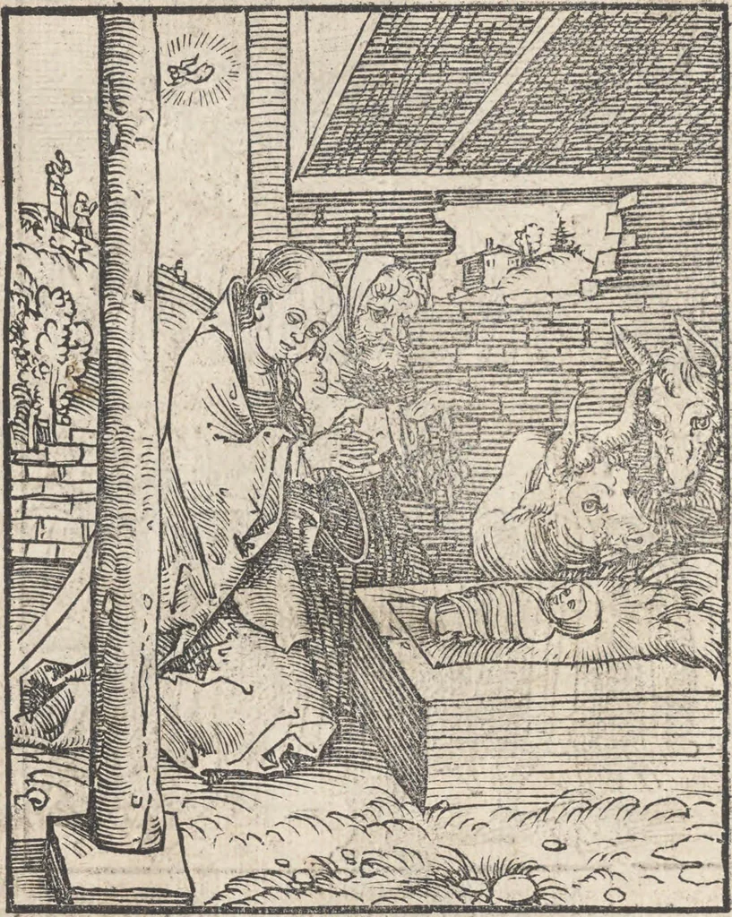 An illustration from Passional Christi und Antichristi, 1521, leaf 27