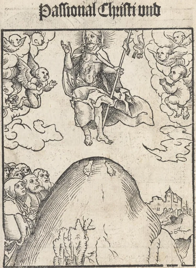 An illustration from Passional Christi und Antichristi, 1521, leaf 31