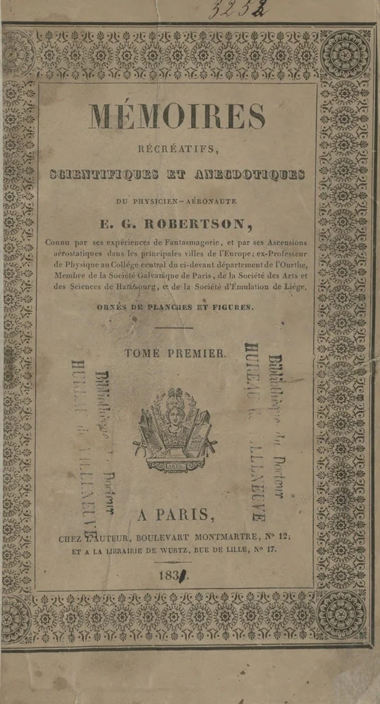 An illustration from Mémoires : récréatifs, scientifiques et anecdotiques, 1831, leaf 5