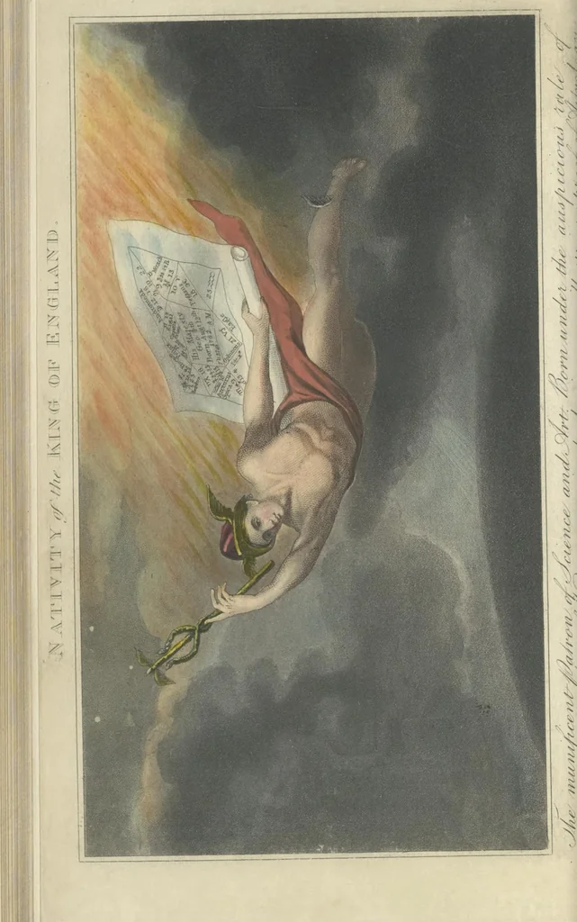 An illustration from A manual of astrology, or The book of the stars: which contains every requisite illustration of the celestial science; or the art of foretelling future events, by the influences of the heavenly bodies ... Illustrated and exemplified by ... diagrams and three elegant engravings, 1837, leaf 153