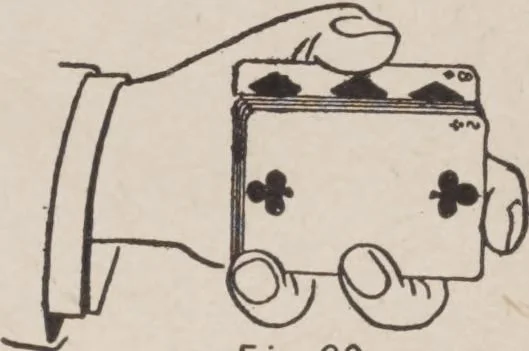 An illustration from Artifice, ruse, and subterfuge at the card table : a treatise on the science and art of manipulating cards, 1905, leaf 161