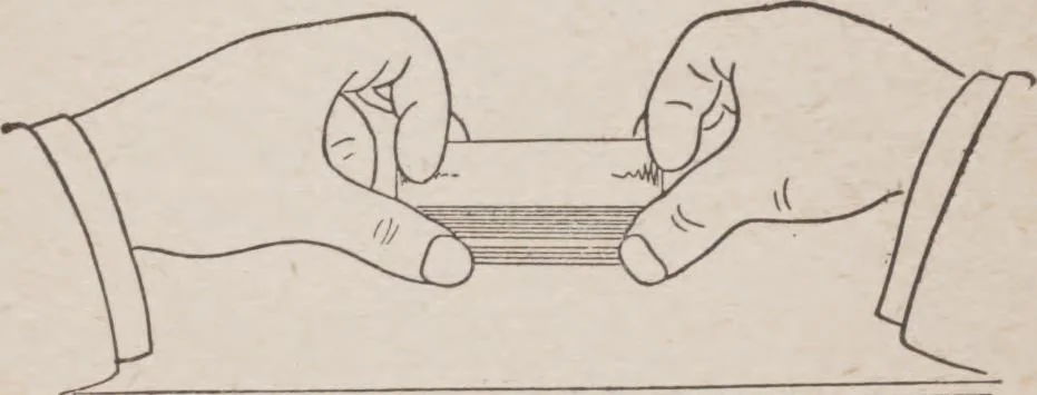 An illustration from Artifice, ruse, and subterfuge at the card table : a treatise on the science and art of manipulating cards, 1905, leaf 45
