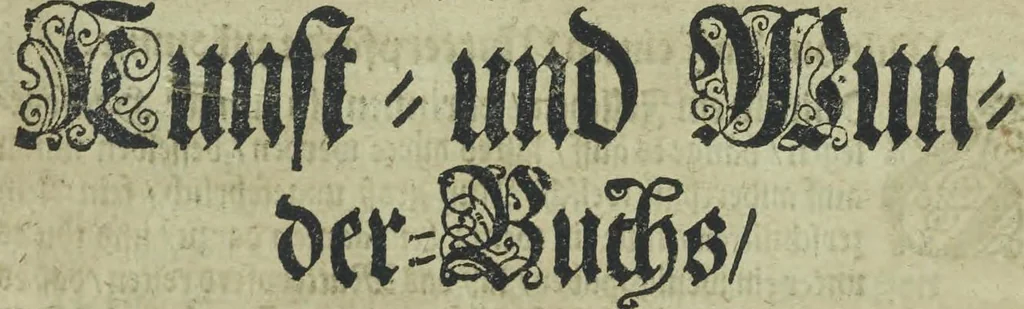 An illustration from Wolffgangi Hildebrands neu-vermehrt, vortrefflich, ausserlesen curieuses Kunst und Wunderbuch : darinnen begriffen wunderbahre Geheimnüsse und Kunststücke, wie man nemlich mit dem gantzen menschlichen Cörper zahmen und wilden Thieren, Vogeln, Fischen, Ungezieffern, allerley Gewächsen und Pflantzungen : auch sonsten fast unerhörte wunderbahrliche Sachen verrichten : auch etliche Wunder-Schrifften künstlich zu bereiten : zu löblicher und lustiger Ubung gebrauchen und die Zeit nützlich zu vertreiben, beneben Erzehlung vieler wunderlichen Dingen, so hin und wieder in der Welt gefunden werden : mit angehengter Beschreibung des Paradiess Luft-Garten und Planetenbuche, dabey eine vollkommene Beschreibung der Physiognomiae, Chiromantiae und Distillir-Kunst, 1704, leaf 113