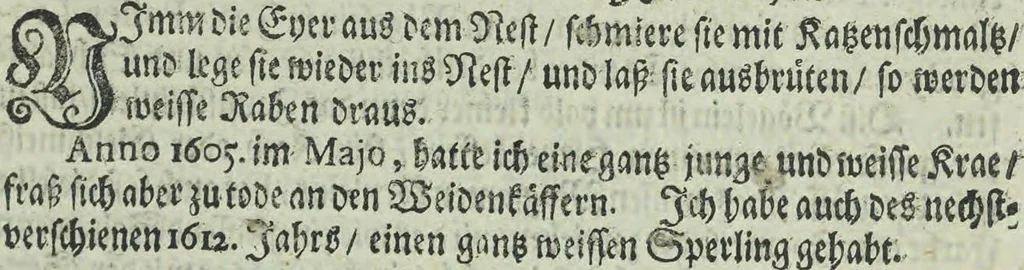 An illustration from Wolffgangi Hildebrands neu-vermehrt, vortrefflich, ausserlesen curieuses Kunst und Wunderbuch : darinnen begriffen wunderbahre Geheimnüsse und Kunststücke, wie man nemlich mit dem gantzen menschlichen Cörper zahmen und wilden Thieren, Vogeln, Fischen, Ungezieffern, allerley Gewächsen und Pflantzungen : auch sonsten fast unerhörte wunderbahrliche Sachen verrichten : auch etliche Wunder-Schrifften künstlich zu bereiten : zu löblicher und lustiger Ubung gebrauchen und die Zeit nützlich zu vertreiben, beneben Erzehlung vieler wunderlichen Dingen, so hin und wieder in der Welt gefunden werden : mit angehengter Beschreibung des Paradiess Luft-Garten und Planetenbuche, dabey eine vollkommene Beschreibung der Physiognomiae, Chiromantiae und Distillir-Kunst, 1704, leaf 181