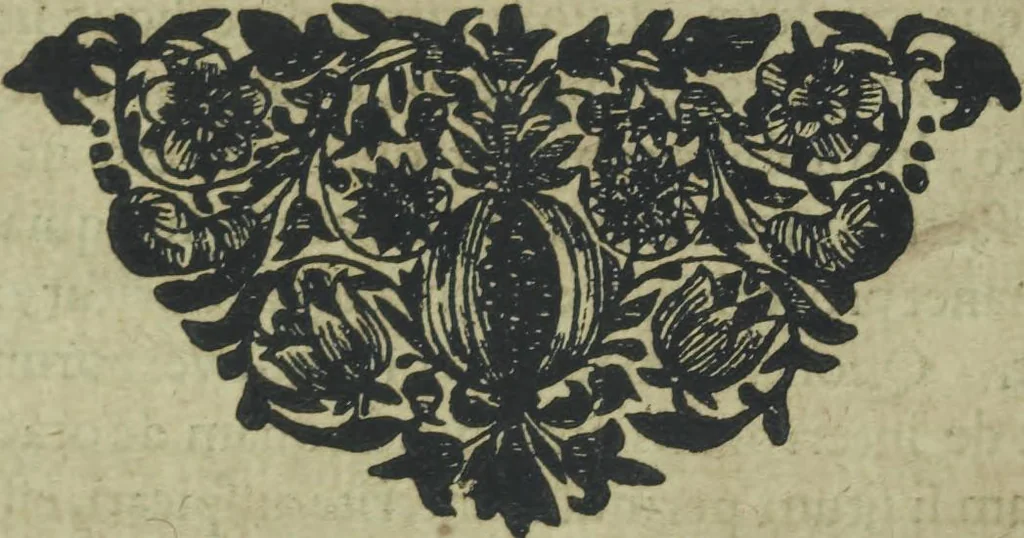 An illustration from Wolffgangi Hildebrands neu-vermehrt, vortrefflich, ausserlesen curieuses Kunst und Wunderbuch : darinnen begriffen wunderbahre Geheimnüsse und Kunststücke, wie man nemlich mit dem gantzen menschlichen Cörper zahmen und wilden Thieren, Vogeln, Fischen, Ungezieffern, allerley Gewächsen und Pflantzungen : auch sonsten fast unerhörte wunderbahrliche Sachen verrichten : auch etliche Wunder-Schrifften künstlich zu bereiten : zu löblicher und lustiger Ubung gebrauchen und die Zeit nützlich zu vertreiben, beneben Erzehlung vieler wunderlichen Dingen, so hin und wieder in der Welt gefunden werden : mit angehengter Beschreibung des Paradiess Luft-Garten und Planetenbuche, dabey eine vollkommene Beschreibung der Physiognomiae, Chiromantiae und Distillir-Kunst, 1704, leaf 320