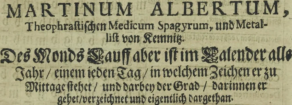 An illustration from Wolffgangi Hildebrands neu-vermehrt, vortrefflich, ausserlesen curieuses Kunst und Wunderbuch : darinnen begriffen wunderbahre Geheimnüsse und Kunststücke, wie man nemlich mit dem gantzen menschlichen Cörper zahmen und wilden Thieren, Vogeln, Fischen, Ungezieffern, allerley Gewächsen und Pflantzungen : auch sonsten fast unerhörte wunderbahrliche Sachen verrichten : auch etliche Wunder-Schrifften künstlich zu bereiten : zu löblicher und lustiger Ubung gebrauchen und die Zeit nützlich zu vertreiben, beneben Erzehlung vieler wunderlichen Dingen, so hin und wieder in der Welt gefunden werden : mit angehengter Beschreibung des Paradiess Luft-Garten und Planetenbuche, dabey eine vollkommene Beschreibung der Physiognomiae, Chiromantiae und Distillir-Kunst, 1704, leaf 535