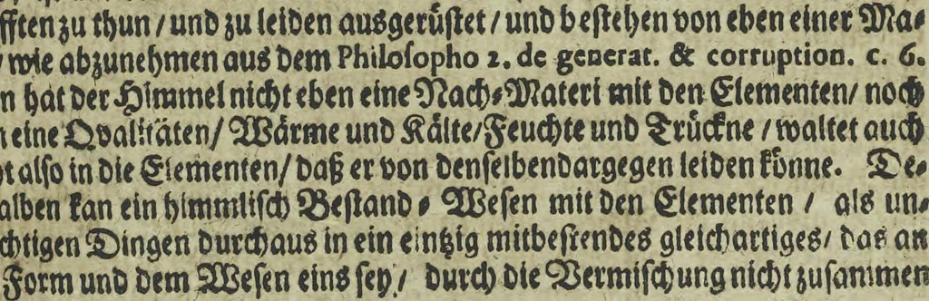 An illustration from Wolffgangi Hildebrands neu-vermehrt, vortrefflich, ausserlesen curieuses Kunst und Wunderbuch : darinnen begriffen wunderbahre Geheimnüsse und Kunststücke, wie man nemlich mit dem gantzen menschlichen Cörper zahmen und wilden Thieren, Vogeln, Fischen, Ungezieffern, allerley Gewächsen und Pflantzungen : auch sonsten fast unerhörte wunderbahrliche Sachen verrichten : auch etliche Wunder-Schrifften künstlich zu bereiten : zu löblicher und lustiger Ubung gebrauchen und die Zeit nützlich zu vertreiben, beneben Erzehlung vieler wunderlichen Dingen, so hin und wieder in der Welt gefunden werden : mit angehengter Beschreibung des Paradiess Luft-Garten und Planetenbuche, dabey eine vollkommene Beschreibung der Physiognomiae, Chiromantiae und Distillir-Kunst, 1704, leaf 773