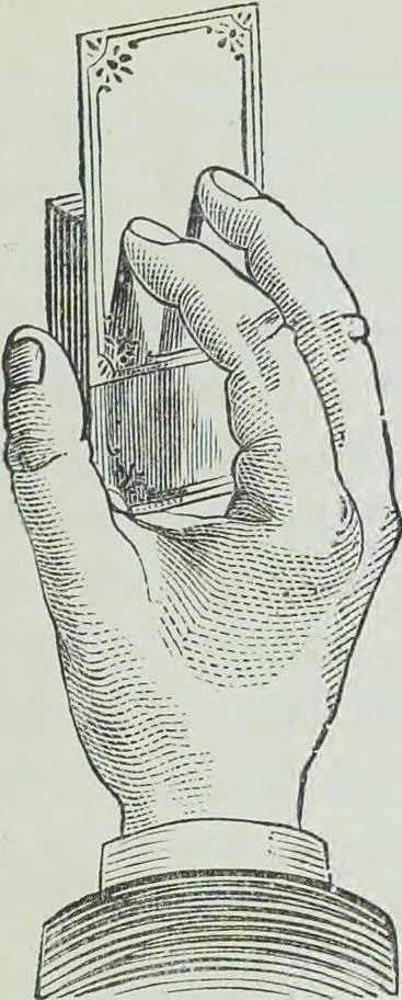 An illustration from Modern magic : a practical treatise on the art of conjuring, 1894, leaf 150