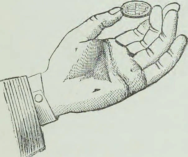 An illustration from Modern magic : a practical treatise on the art of conjuring, 1894, leaf 170