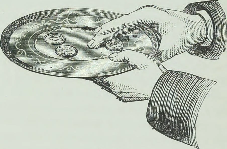 An illustration from Modern magic : a practical treatise on the art of conjuring, 1894, leaf 229