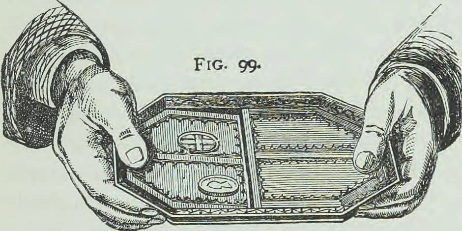 An illustration from Modern magic : a practical treatise on the art of conjuring, 1894, leaf 232
