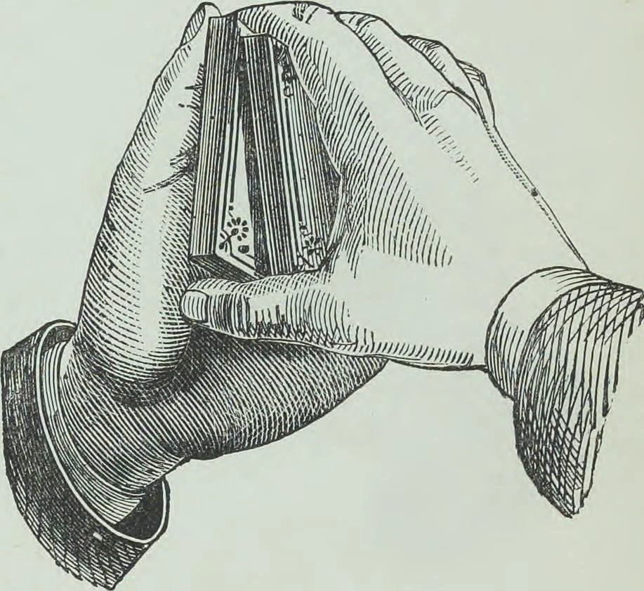 An illustration from Modern magic : a practical treatise on the art of conjuring, 1894, leaf 35