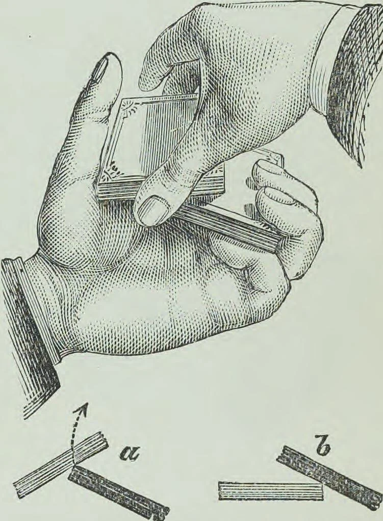 An illustration from Modern magic : a practical treatise on the art of conjuring, 1894, leaf 37