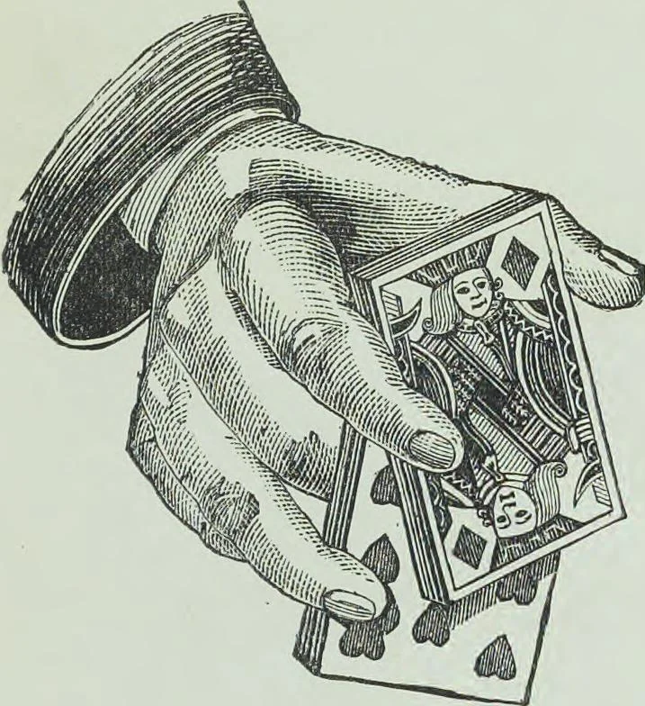 An illustration from Modern magic : a practical treatise on the art of conjuring, 1894, leaf 40
