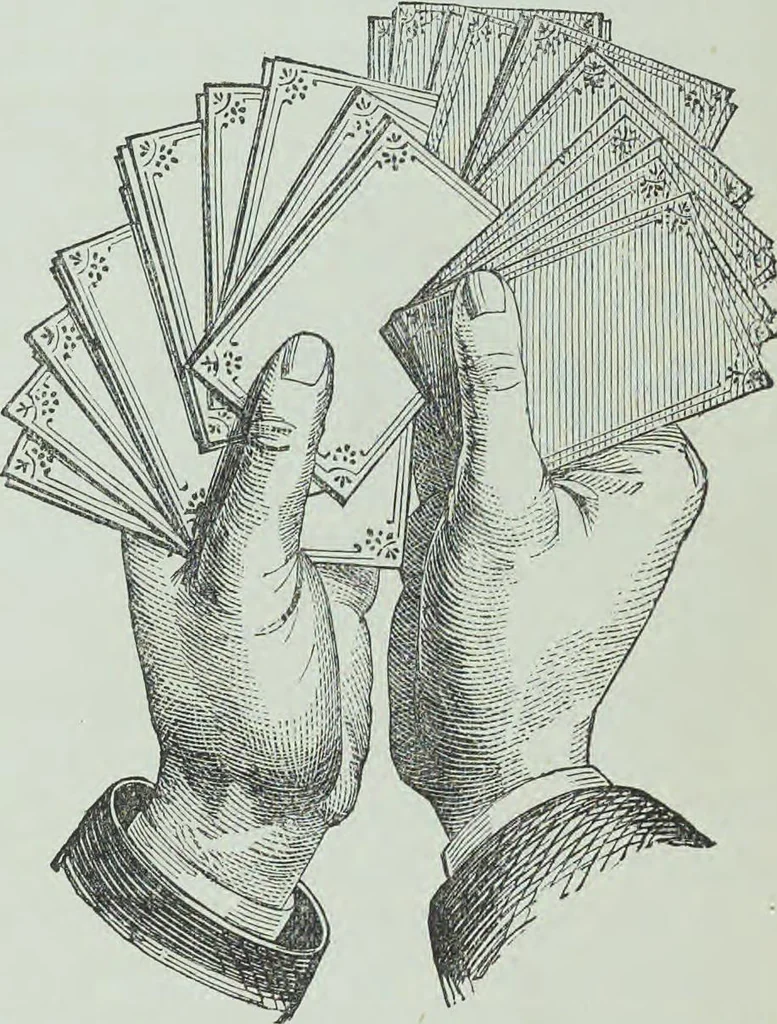 An illustration from Modern magic : a practical treatise on the art of conjuring, 1894, leaf 45