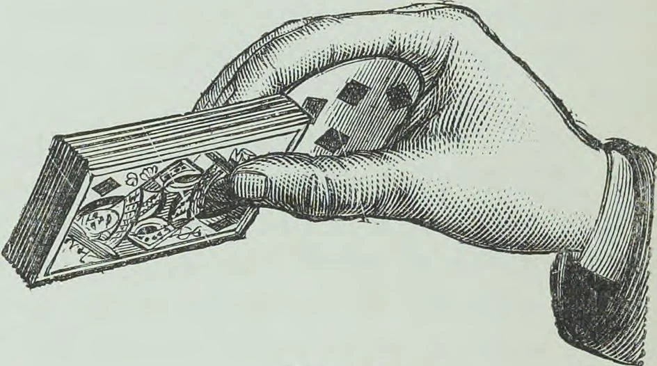 An illustration from Modern magic : a practical treatise on the art of conjuring, 1894, leaf 47