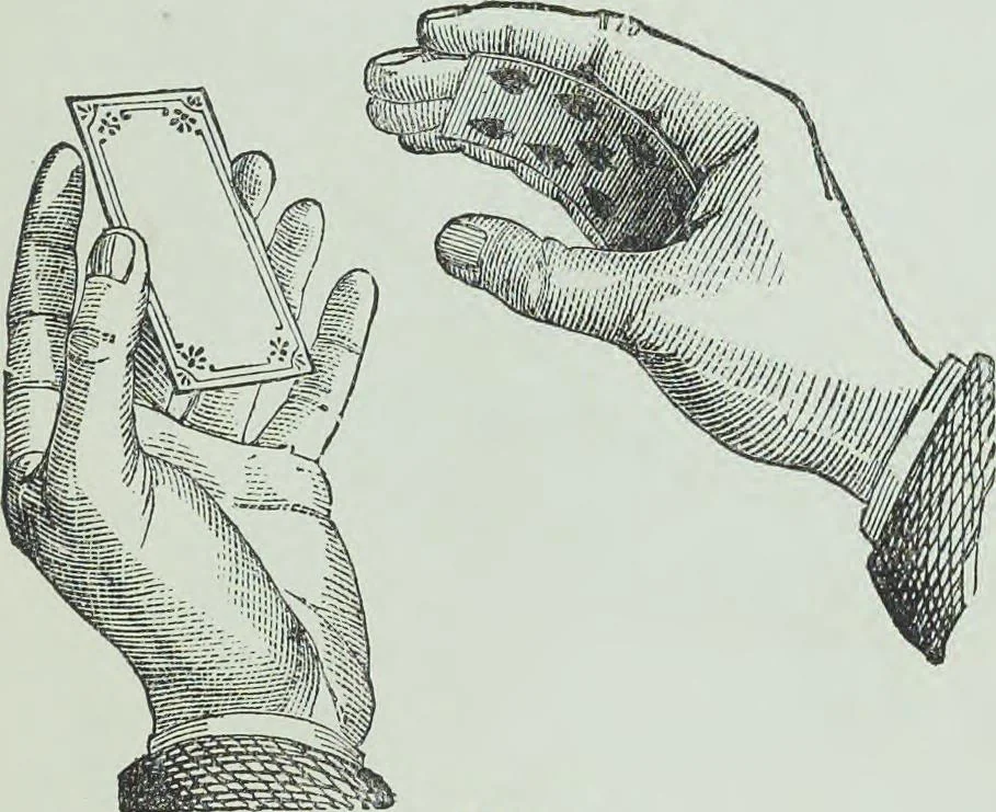 An illustration from Modern magic : a practical treatise on the art of conjuring, 1894, leaf 52