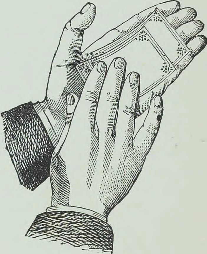 An illustration from Modern magic : a practical treatise on the art of conjuring, 1894, leaf 53