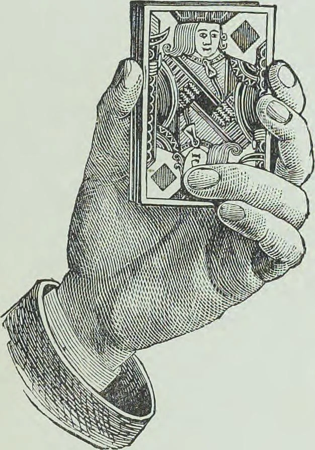 An illustration from Modern magic : a practical treatise on the art of conjuring, 1894, leaf 56