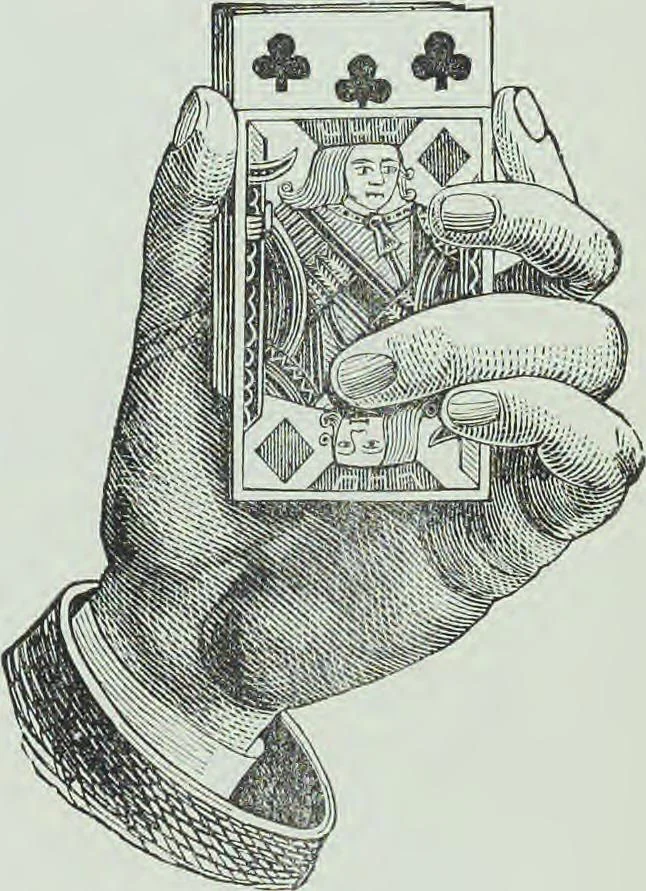 An illustration from Modern magic : a practical treatise on the art of conjuring, 1894, leaf 56