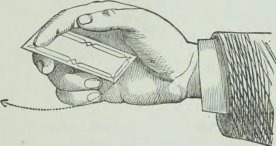 An illustration from Modern magic : a practical treatise on the art of conjuring, 1894, leaf 58