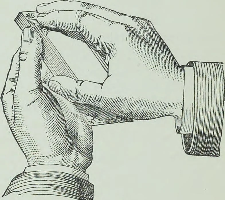 An illustration from Modern magic : a practical treatise on the art of conjuring, 1894, leaf 63