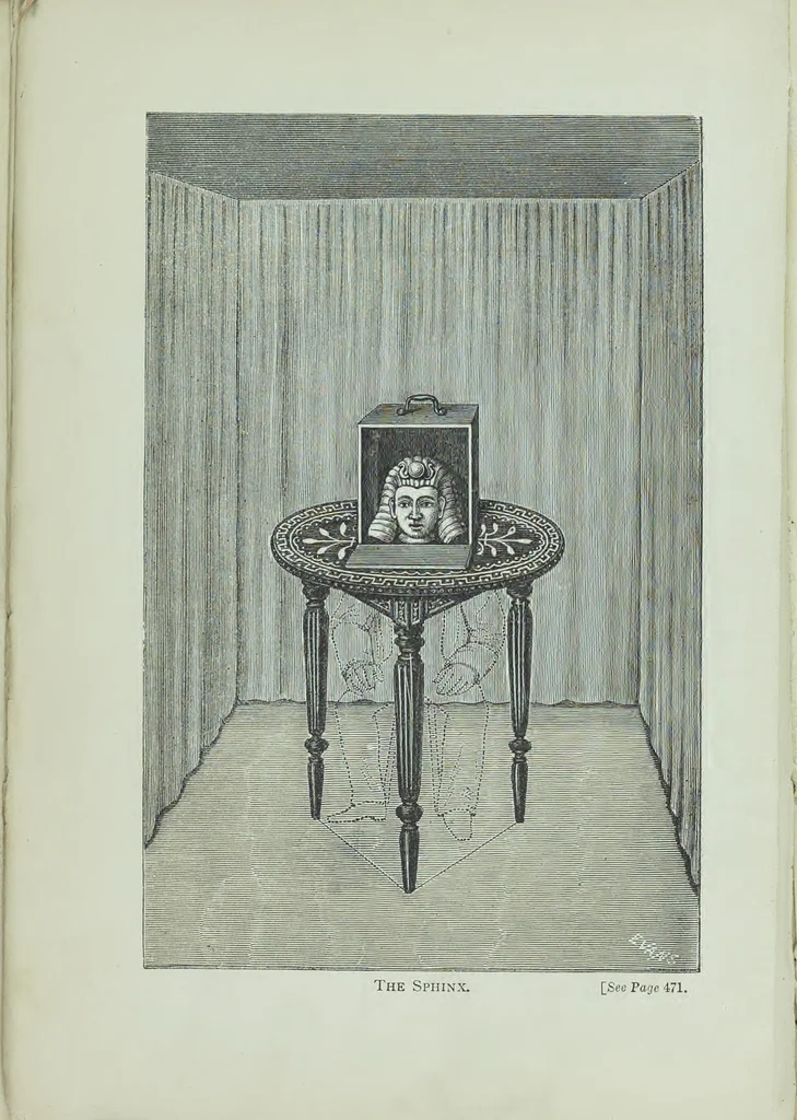 An illustration from Modern magic : a practical treatise on the art of conjuring, 1894, leaf 8