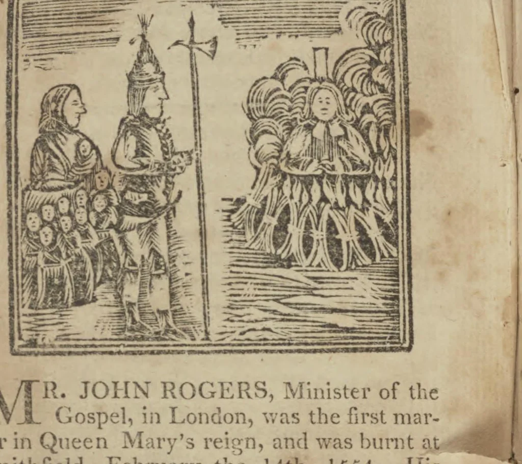 An illustration from The New England primer, improved : for the more easy attaining the true reading of English : to which is added the Assembly of Divines' Catechism, 1803, leaf 30