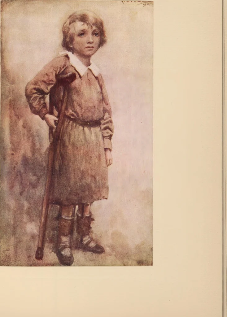 An illustration from A Christmas carol, 1911, leaf 115