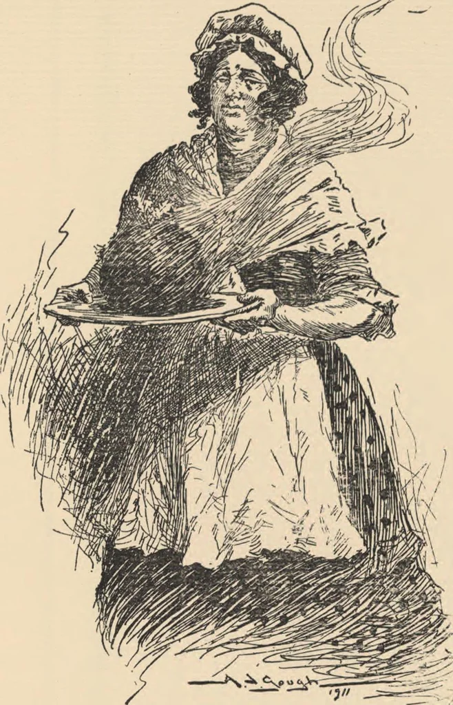 An illustration from A Christmas carol, 1911, leaf 73