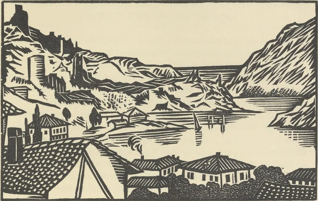 An illustration from Ariane, jeune fille russe, roman, 1924, leaf 116