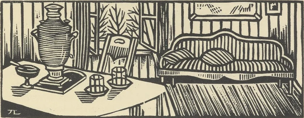 An illustration from Ariane, jeune fille russe, roman, 1924, leaf 154