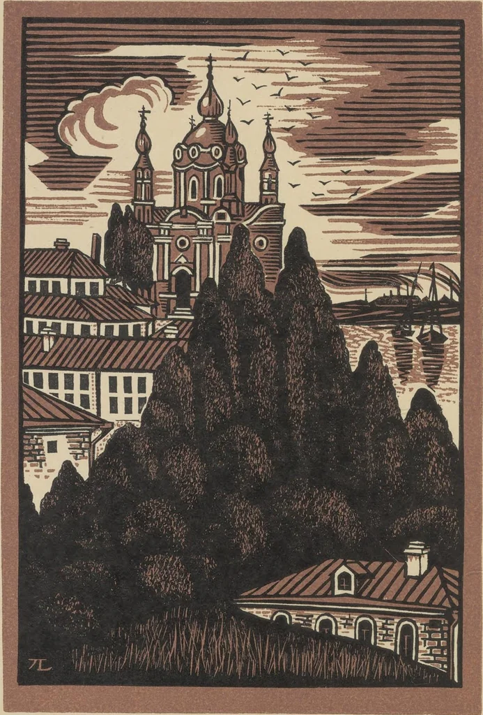 An illustration from Ariane, jeune fille russe, roman, 1924, leaf 17