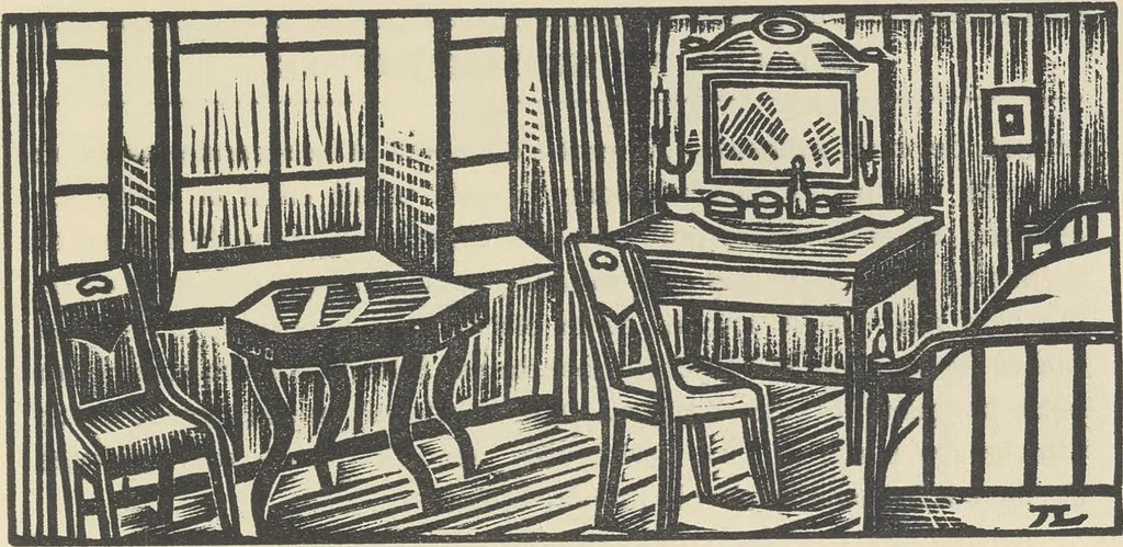An illustration from Ariane, jeune fille russe, roman, 1924, leaf 198