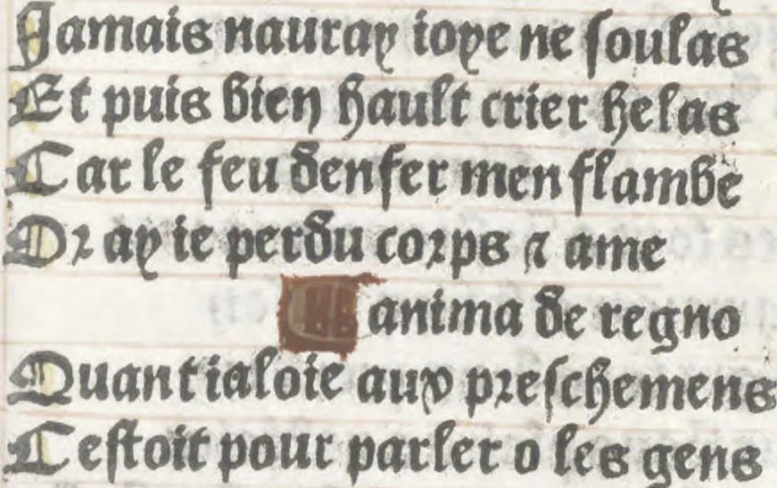 An illustration from Bien, aduise mal, aduise, 1499, leaf 112