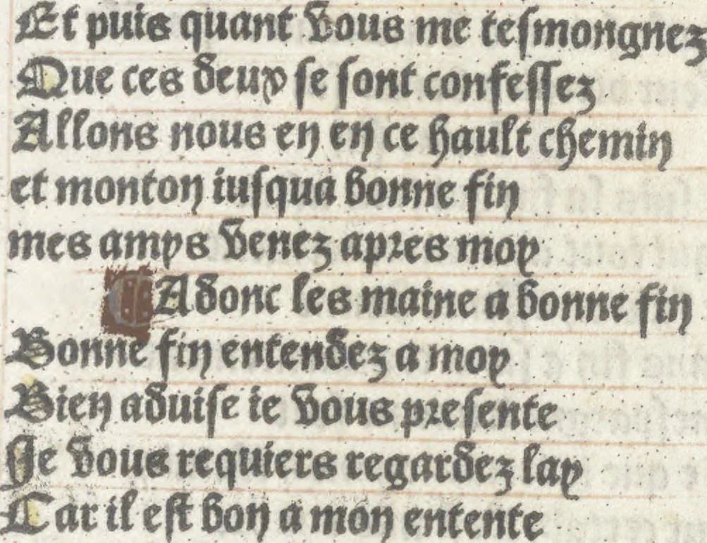 An illustration from Bien, aduise mal, aduise, 1499, leaf 114