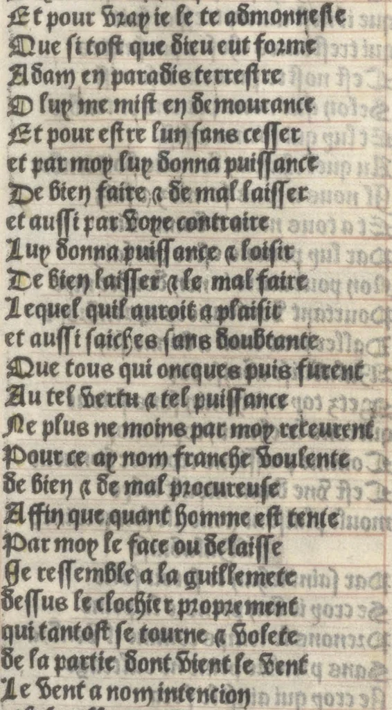 An illustration from Bien, aduise mal, aduise, 1499, leaf 15