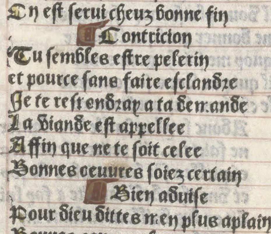 An illustration from Bien, aduise mal, aduise, 1499, leaf 21