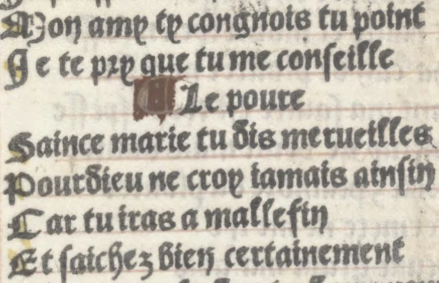 An illustration from Bien, aduise mal, aduise, 1499, leaf 25