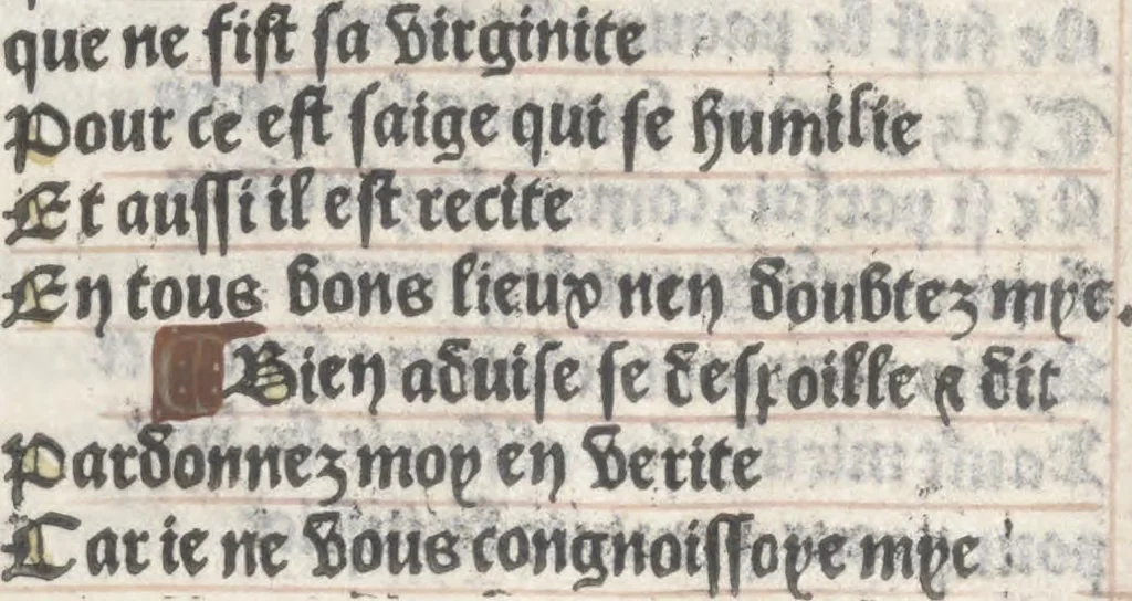 An illustration from Bien, aduise mal, aduise, 1499, leaf 29