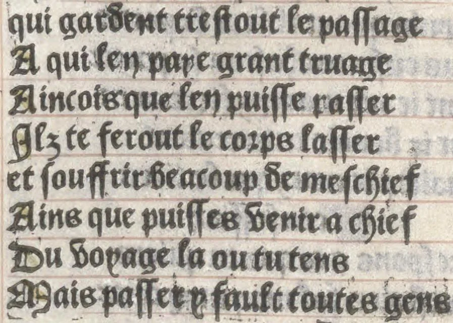 An illustration from Bien, aduise mal, aduise, 1499, leaf 53