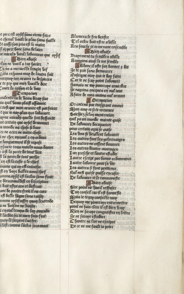An illustration from Bien, aduise mal, aduise, 1499, leaf 56