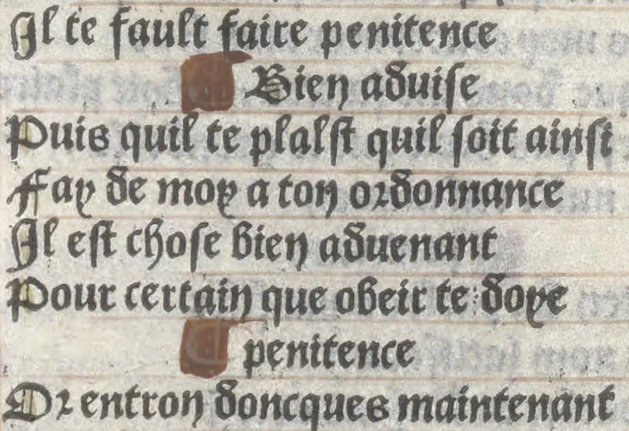 An illustration from Bien, aduise mal, aduise, 1499, leaf 58